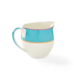 Spode Creamers & Sugar Bowls|Kit Kemp Calypso Turquoise Cream Jug