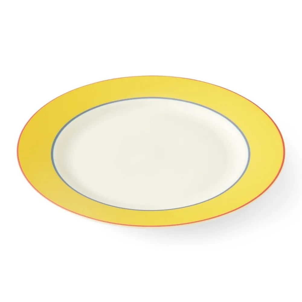 Spode Serving Plates|Kit Kemp Calypso Yellow Charger Serving Plate