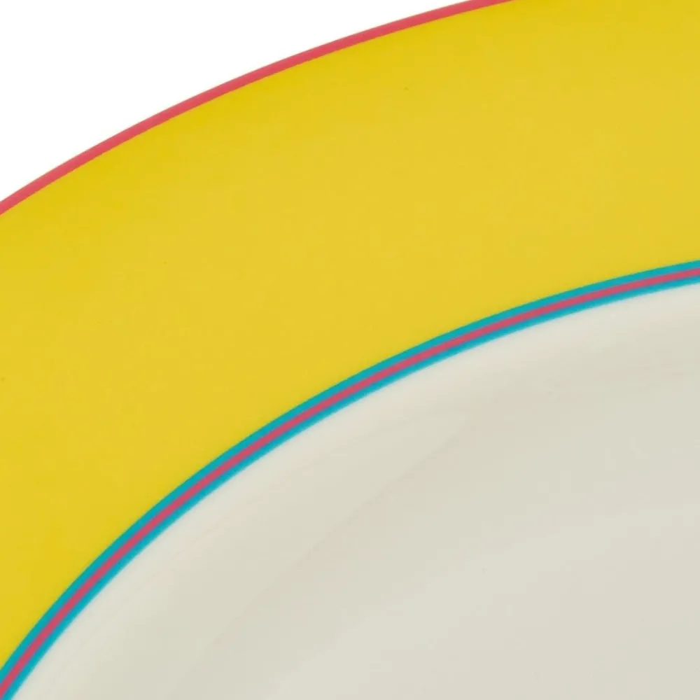 Spode Serving Plates|Kit Kemp Calypso Yellow Charger Serving Plate
