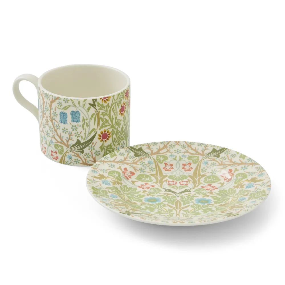Spode Teacups & Saucers|Morris & Co. Blackthorn Teacup & Saucer