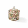 Spode Creamers & Sugar Bowls|Morris & Co. Golden Lily Sugar Bowl with Lid