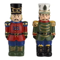 Spode Kitchen Tools|Christmas Tree Nutcracker Salt & Pepper