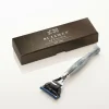 St. James of London Razors|Cheeky B'stard Brushed Metal Mach 3 Razor