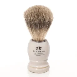 St. James of London Shaving Brushes|Ivory Super Badger Shaving Brush