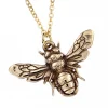 St Justin Necklaces & Pendants|Bee Bronze Pendant Necklace