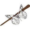 St Justin Pewter Gifts & Jewelry|Butterfly Hair Slide with Wooden Pin