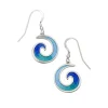 St Justin Earrings|Glas Mor Mordardha Enameled Drop Earrings
