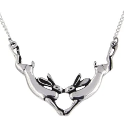 St Justin Necklaces & Pendants|Kissing Hares Necklace