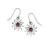 St Justin Earrings|Pewter Gifts & Jewelry|Sunflower Amber Drop Earrings