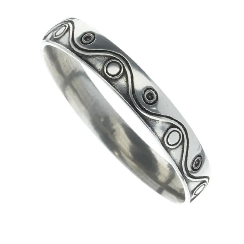 St Justin Bracelets & Bangles|Pewter Gifts & Jewelry|Yin Yang Bangle (Large)