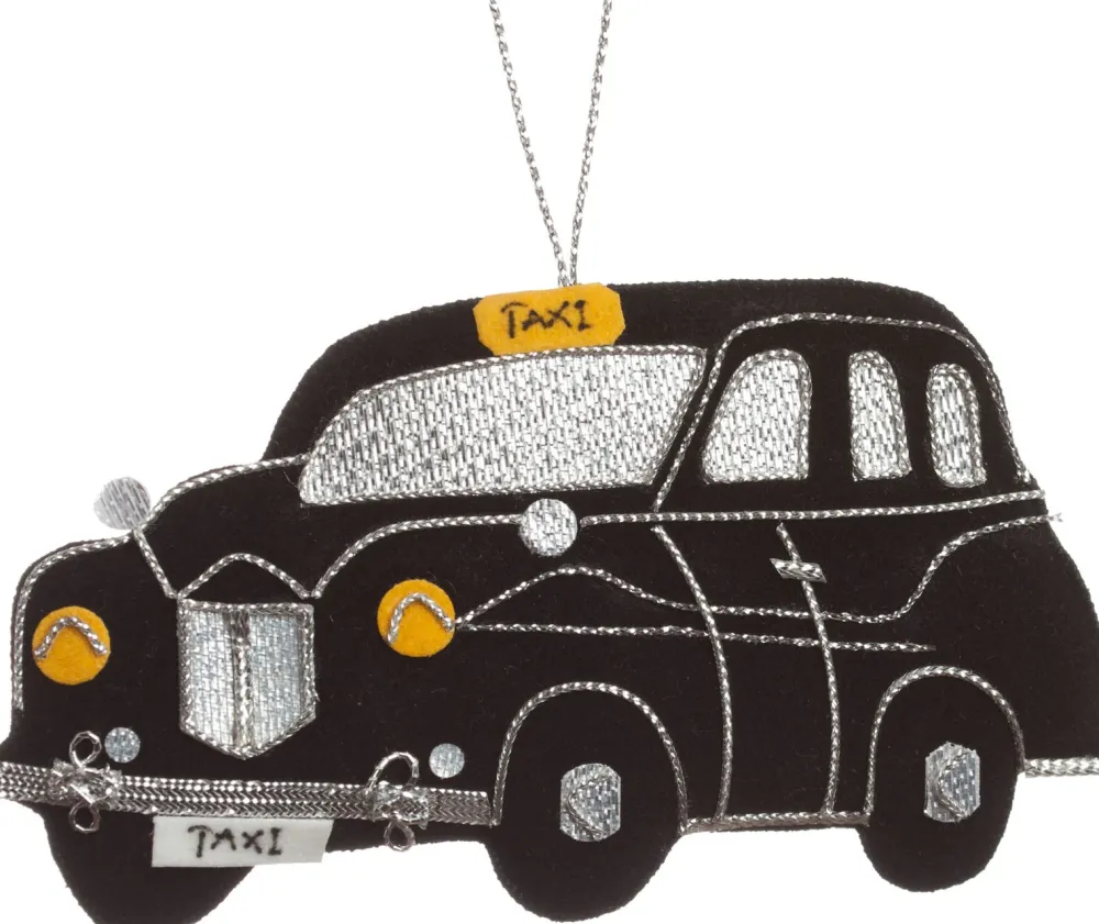 St. Nicolas Souvenirs|St. Nicolas Ornaments|Black Taxi Ornament
