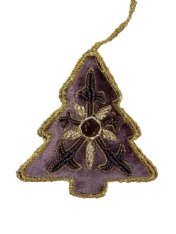 St. Nicolas St. Nicolas Ornaments|Light Purple Velvet Tree Ornament
