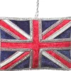 St. Nicolas Souvenirs|St. Nicolas Ornaments|Union Jack Sparkly Flag Ornament