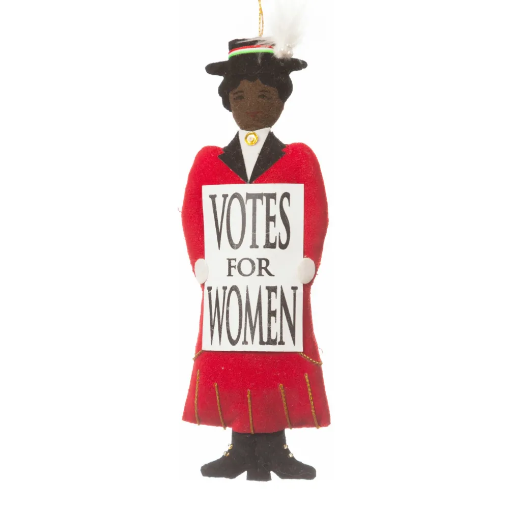 St. Nicolas St. Nicolas Ornaments|Votes for Women Red Suffragette Ornament