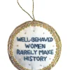 St. Nicolas St. Nicolas Ornaments|Well Behaved Women Round Ornament