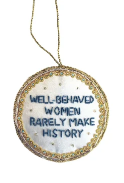 St. Nicolas St. Nicolas Ornaments|Well Behaved Women Round Ornament