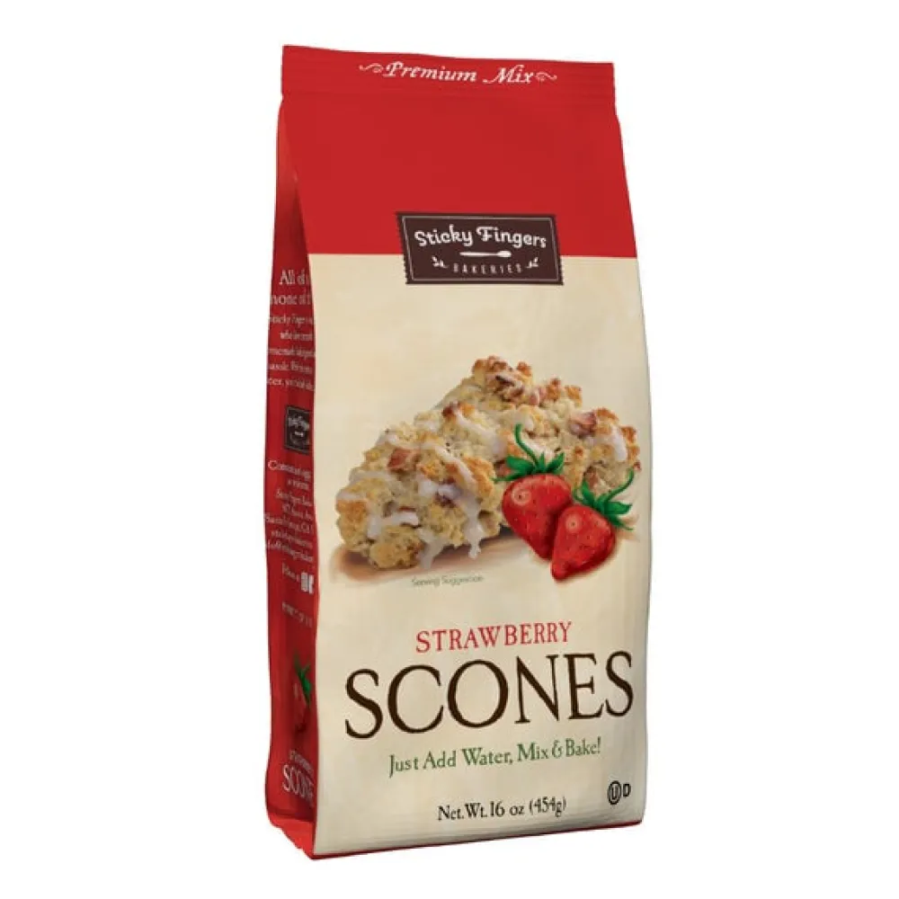 Desserts & Baking|Sticky Fingers Strawberry Scone Mix