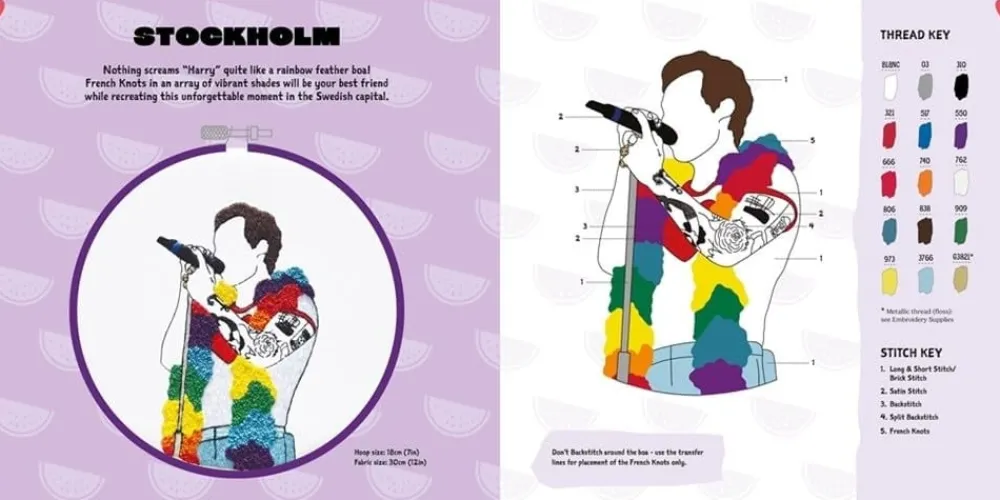 Cultural Icons|Books|Stitch Stars: Harry Styles