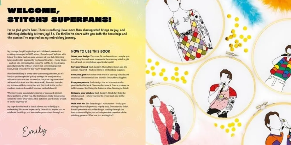 Cultural Icons|Books|Stitch Stars: Harry Styles