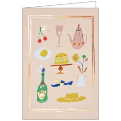 Boxed Cards|Sunday Brunch Foil Notecard Box