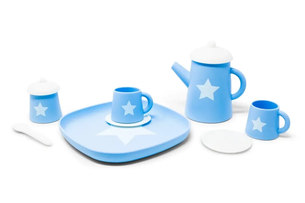 Toys|Children's Tea Sets|Super Star Blue Tea Set