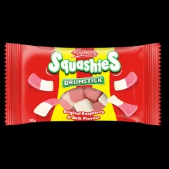 Sweets|Swizzels Raspberry & Milk Squashies 60g
