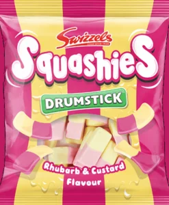 Sweets|Swizzels Rhubarb & Custard Squashies