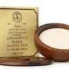 Taylor of Old Bond Street Shaving Soaps & Cream|Sandalwood Shaving Soap in Wooden Bowl