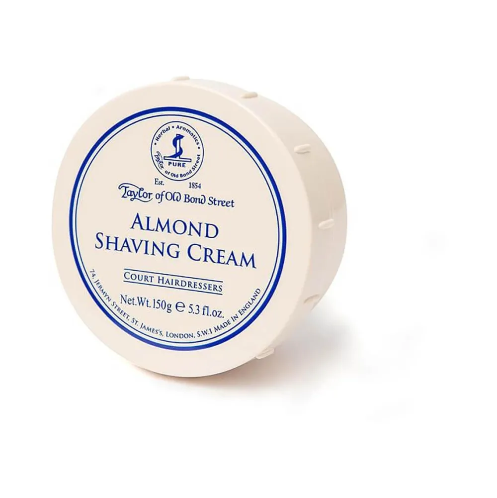 Taylor of Old Bond Street Shaving Soaps & Cream|Almond Luxury Shaving Cream