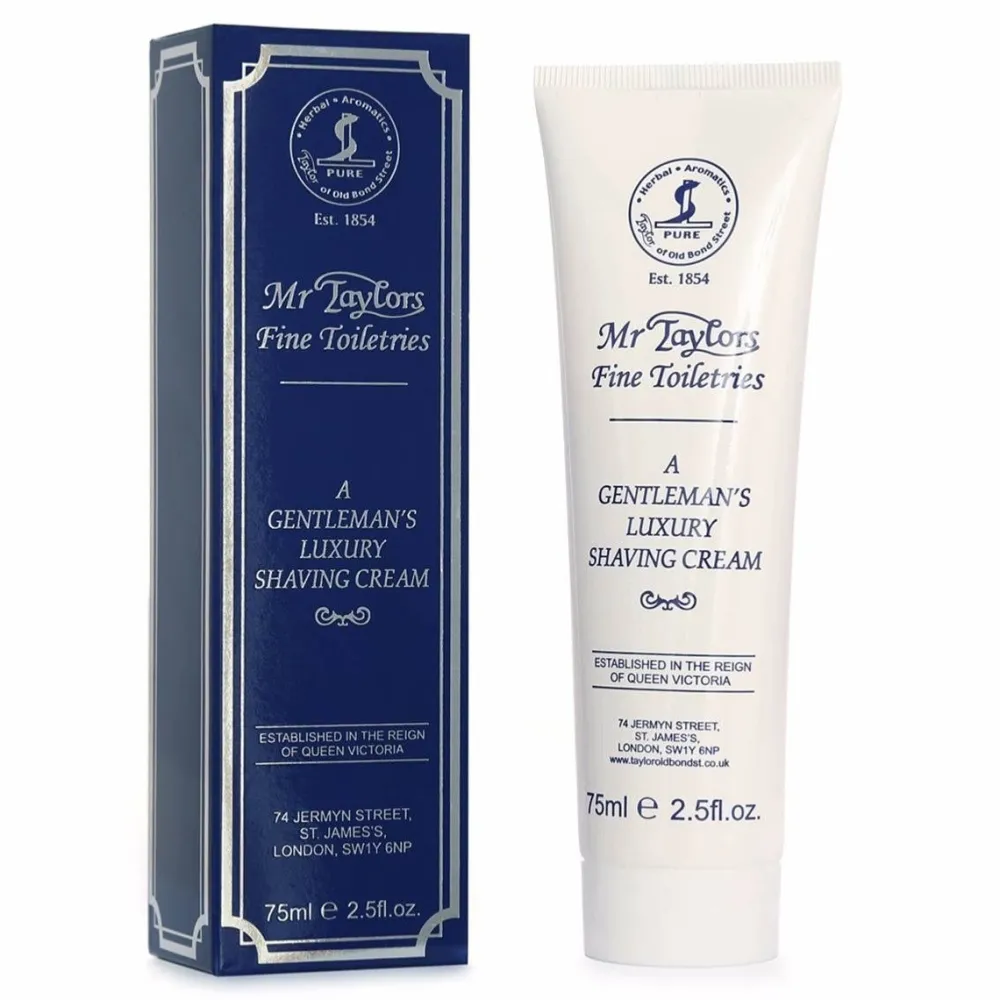 Taylor of Old Bond Street Shaving Soaps & Cream|Mr. Taylor Shaving Cream Tube
