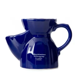 Taylor of Old Bond Street Blades & Shave Accessories|Victorian Ceramic Shaving Mug in Blue