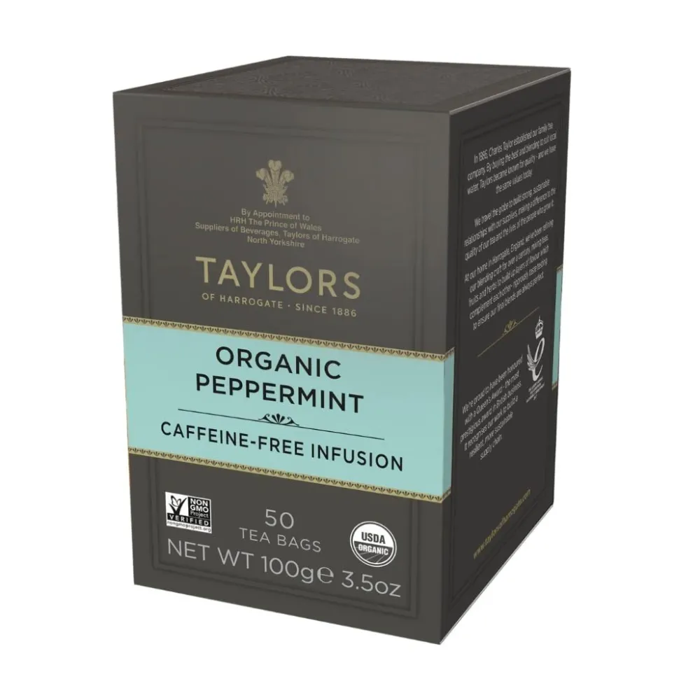 Taylors of Harrogate Taylors Of Harrogate|Taylors Organic Peppermint Herbal 50s