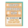 Greeting Cards|Tech Support Voucher Mum Birthday Card