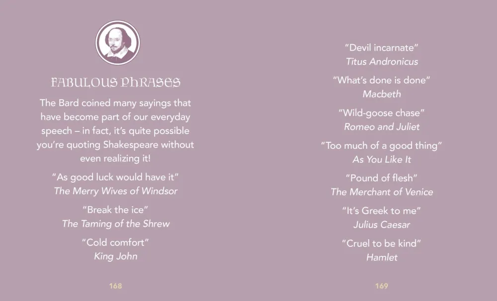 Cultural Icons|Books|The Little Book of Shakespeare: The Best of the Bard