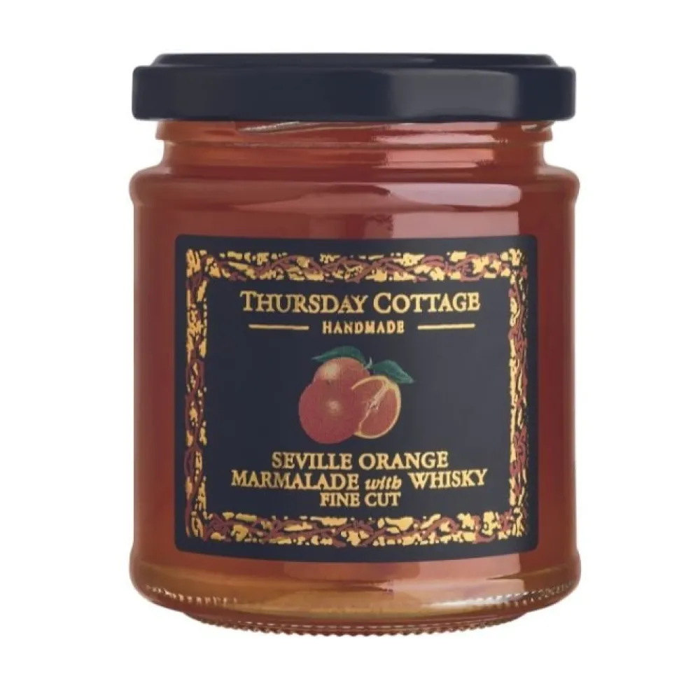 Thursday Cottage Jams & Marmalade|Orange & Whiskey Fine Cut Marmalade 210g
