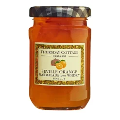 Thursday Cottage Jams & Marmalade|Seville Orange Fine Cut with Whiskey Marmalade