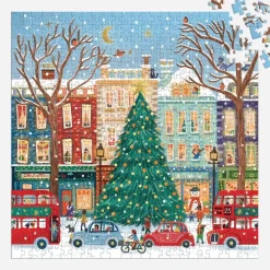 Games & Puzzles|Tinsel City 500-Piece Puzzle
