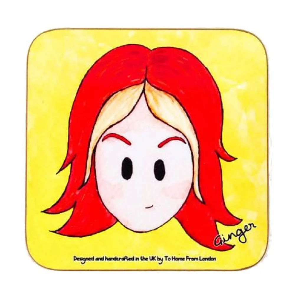 To Home From London Cultural Icons|Ginger Spice Coaster