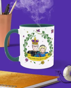To Home From London Souvenirs|Cultural Icons|King Charles III & Queen Camilla Coronation Mug