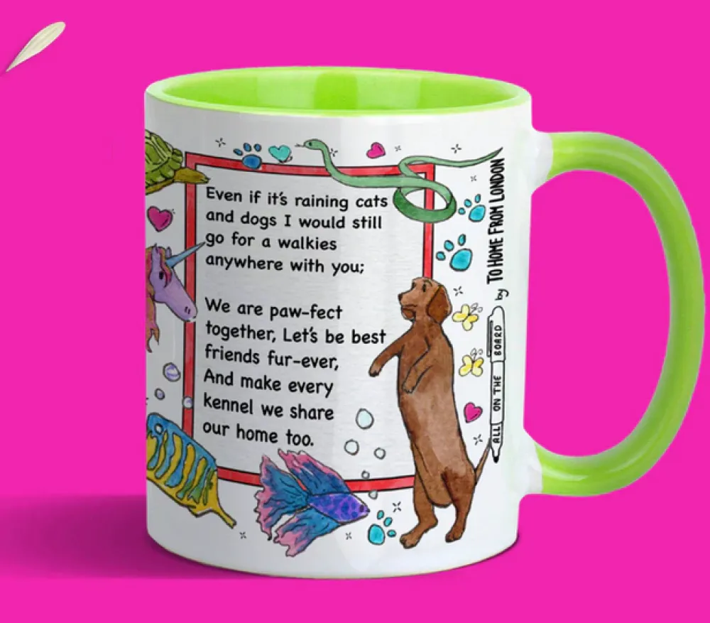 To Home From London Assorted Mugs|Pet Love Mug