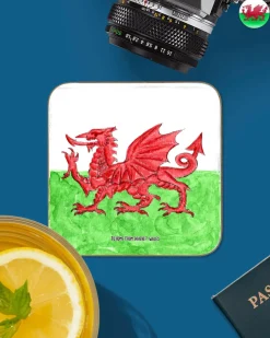 To Home From London Souvenirs|Wales Flag Magnetic Coaster