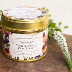Toasted Crumpet Home Fragrance|Elderflower & Pear Candle