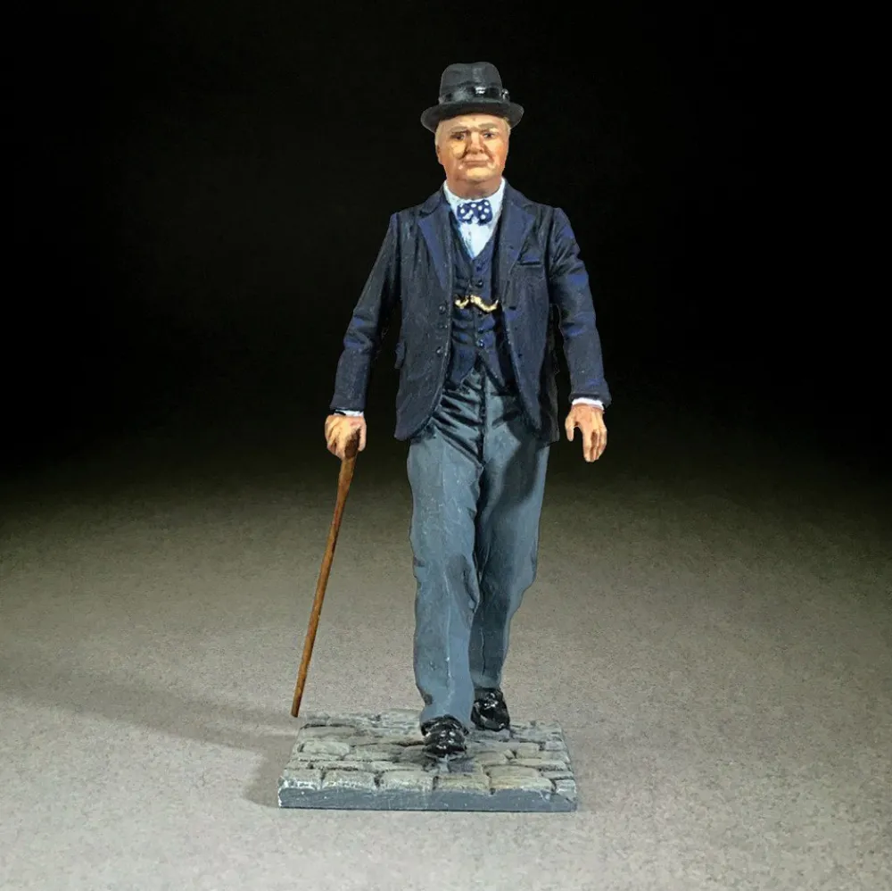 Cultural Icons|W. Britain Miniatures|UK Prime Minister Winston Churchill, 1940-45 Figurine
