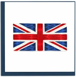 Greeting Cards|Union Jack Flag Quilled Greeting Card