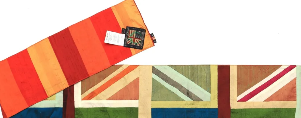 Scarves & Wraps|Union Jack Multi Silk Scarf
