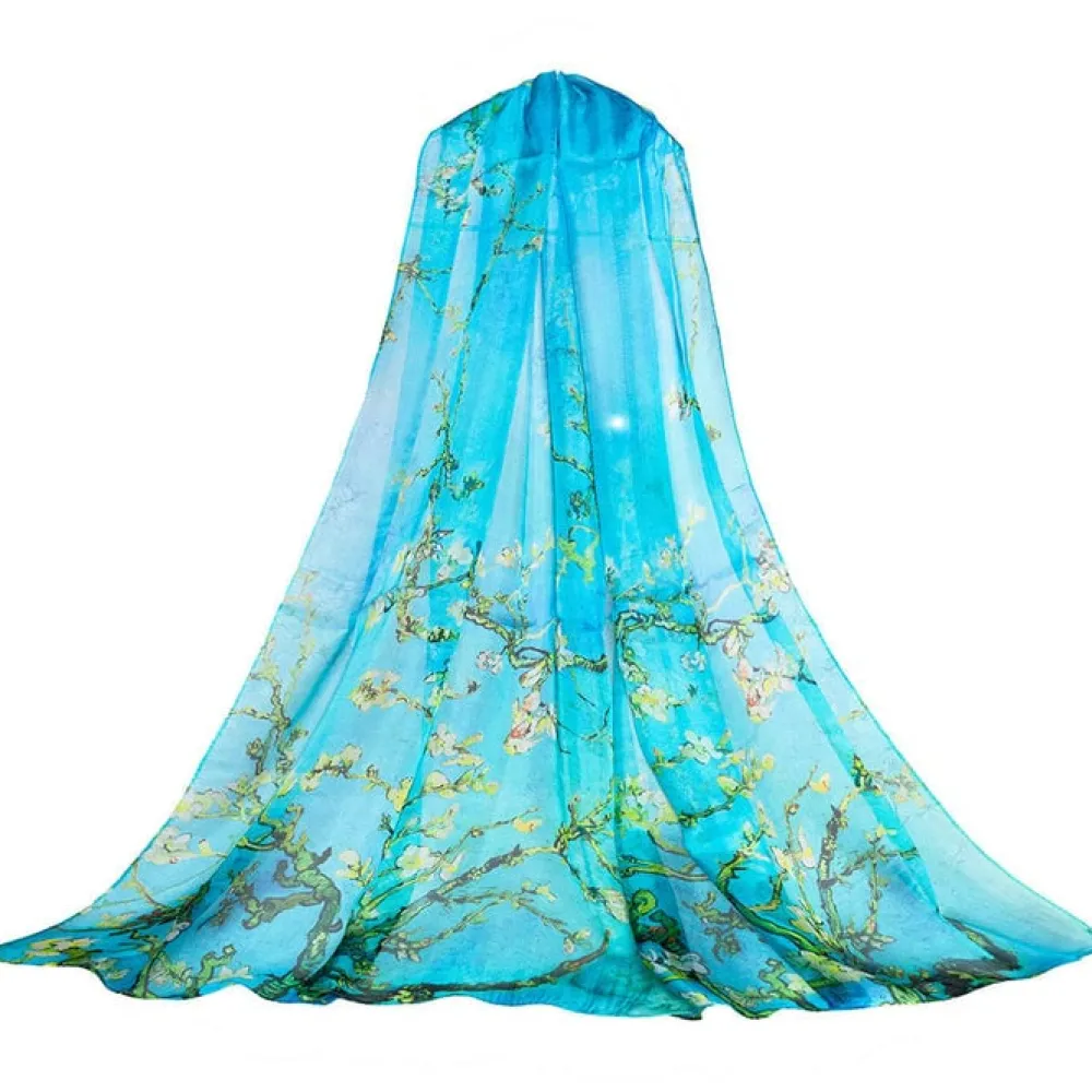 Scarves & Wraps|Van Gogh Almond Blossom Silk Scarf