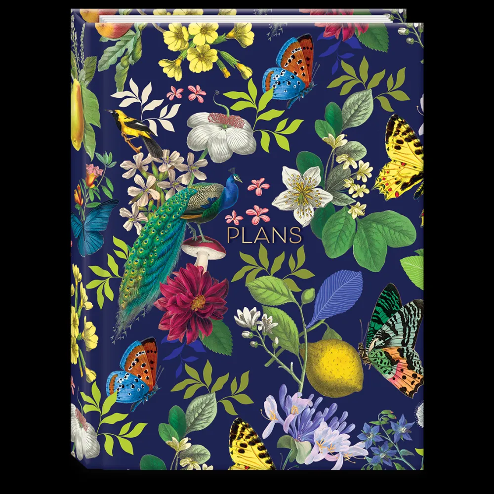 Journals & Other Stationery|Vintage Floral Undated Daily Planner