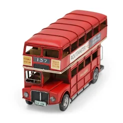 Souvenirs|Home Accents|Vintage Transport Large Double Decker Bus Model