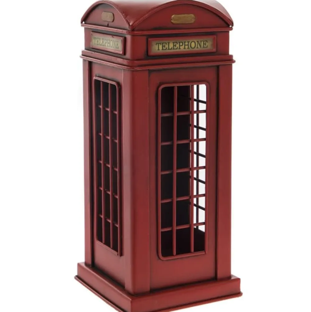 Souvenirs|Home Accents|Vintage Transport Red Telephone Box Model Money Bank