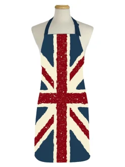 Aprons|Vintage-Style Union Jack Tea Apron